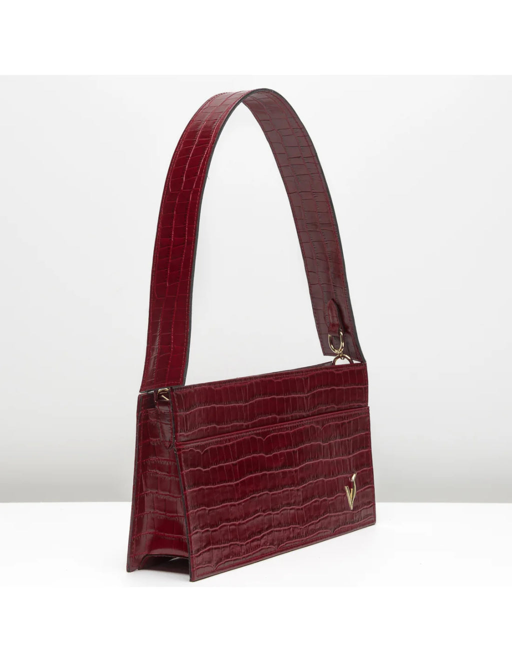 Geanta din piele naturala pentru dama AYUMI, rosu