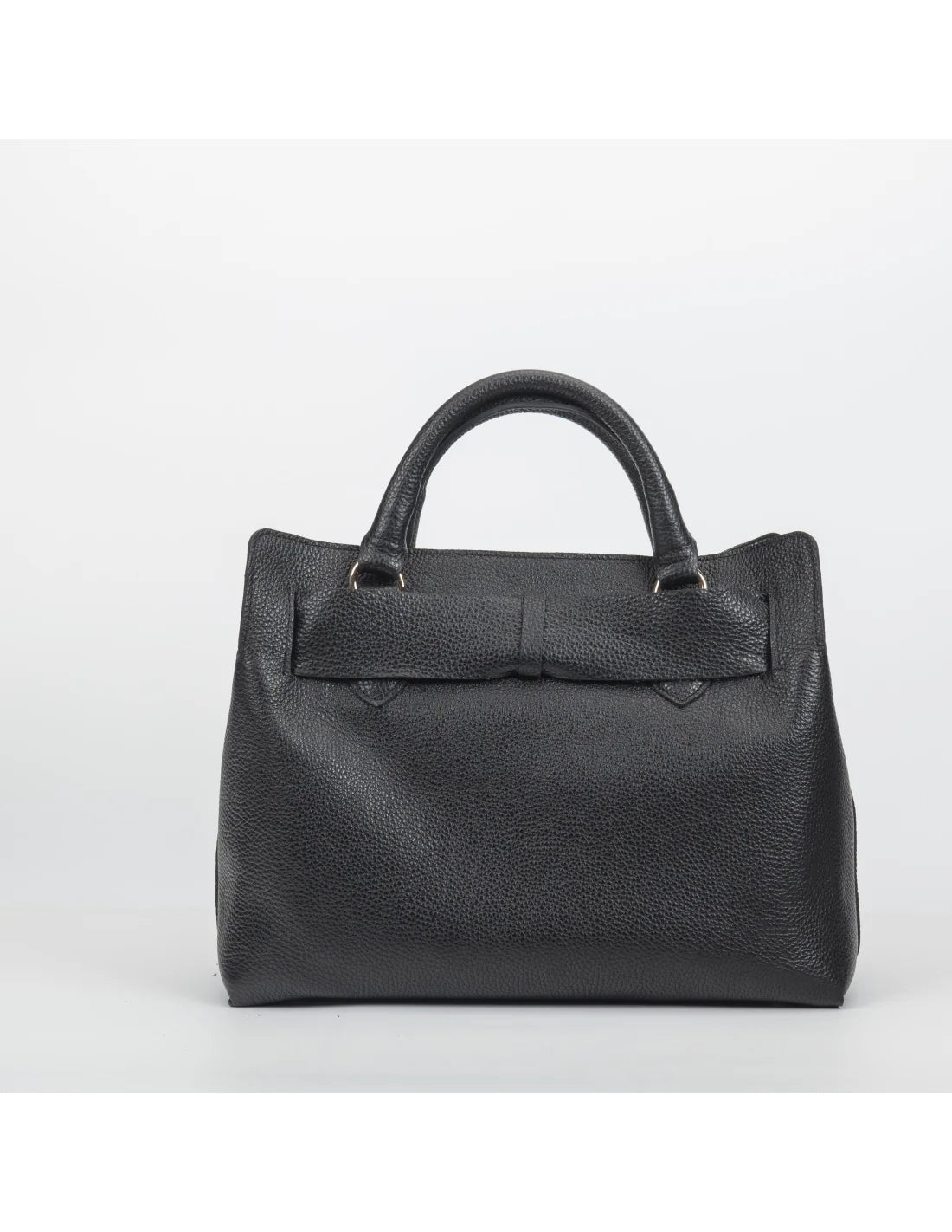 Geanta din piele naturala, pentru dama, TAISA, negru