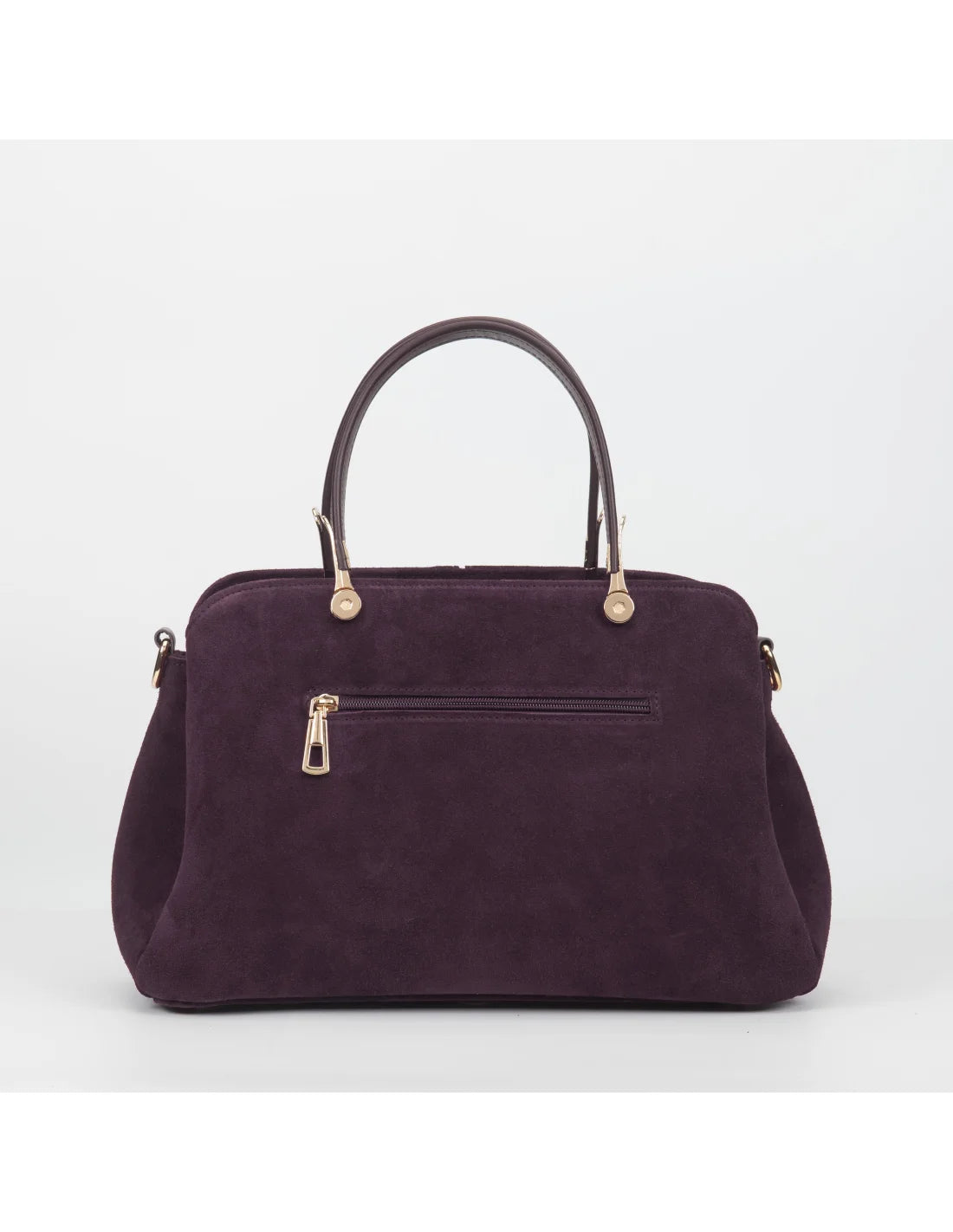 Geanta din piele naturala pentru dama IRINA visiniu