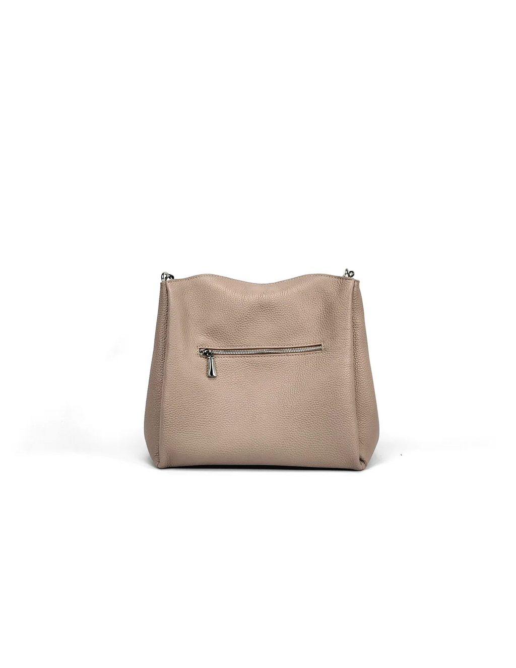 Geanta din piele naturala pentru dama BERTA nude