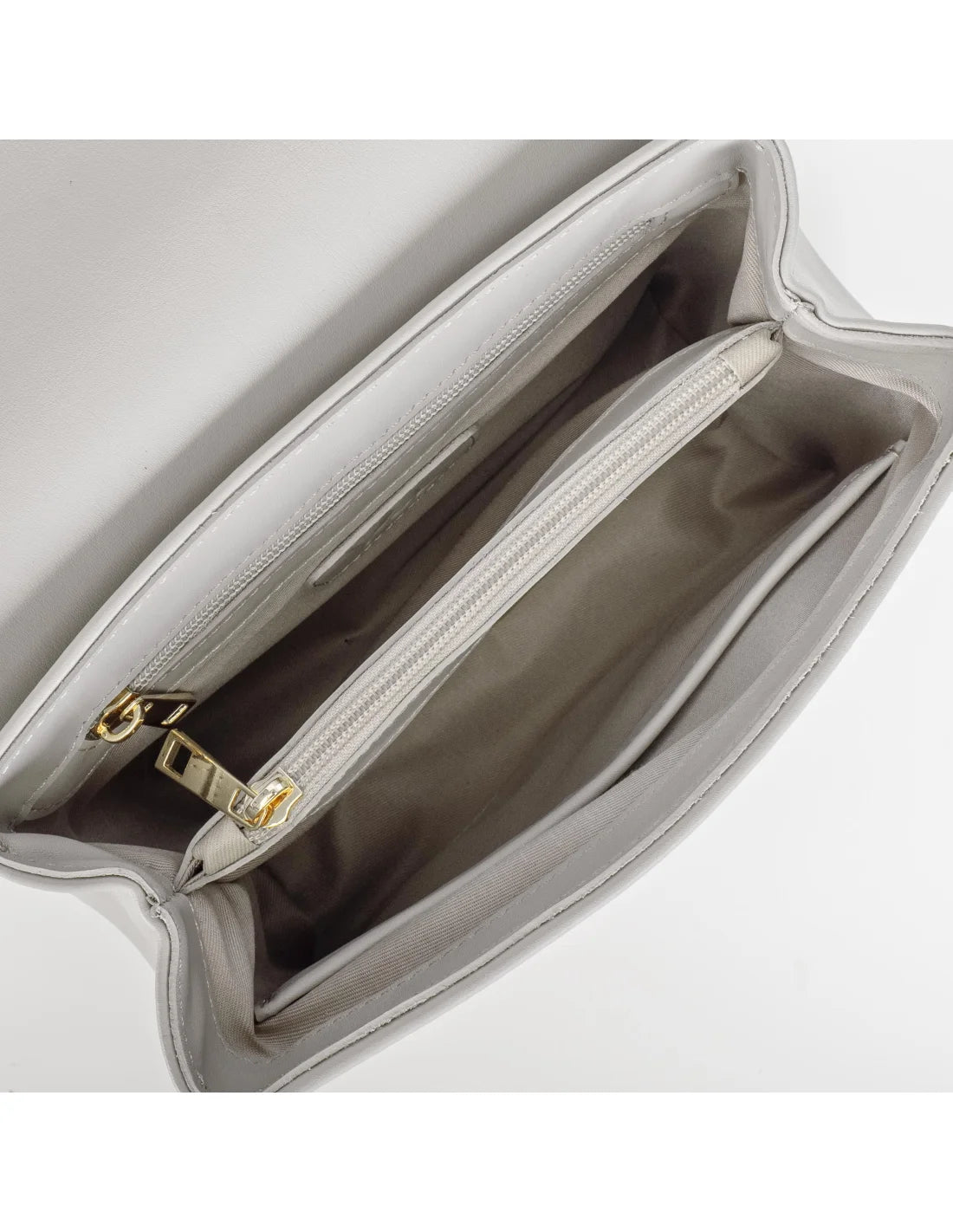 Geanta din piele naturala pentru dama BIANCA crem, pictata manual