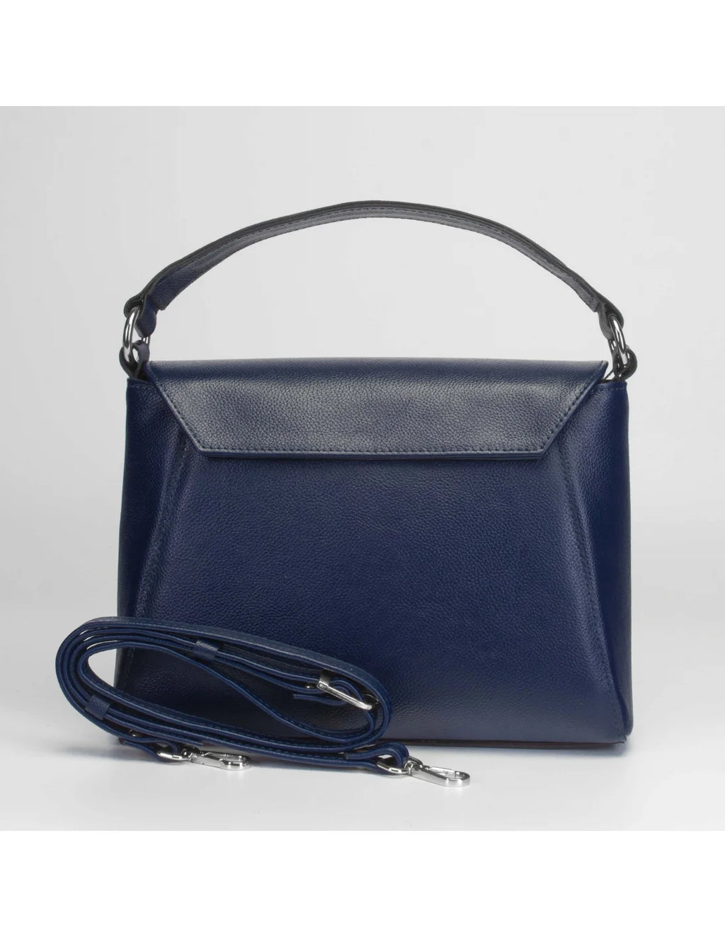 Geanta din piele naturala pentru dama ADA bleumarin