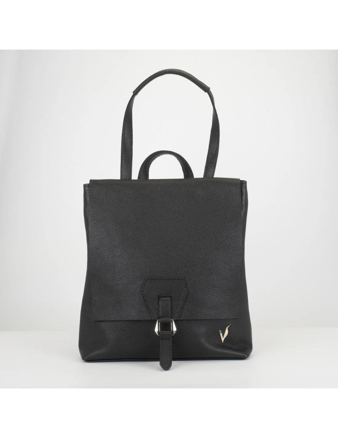 Rucsac din piele naturala pentru dama ATHENA negru