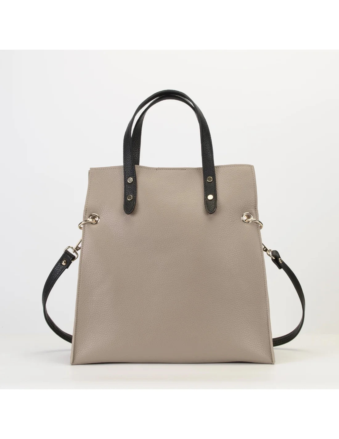 Geanta din piele naturala, pentru dama, AGHATA, capucino