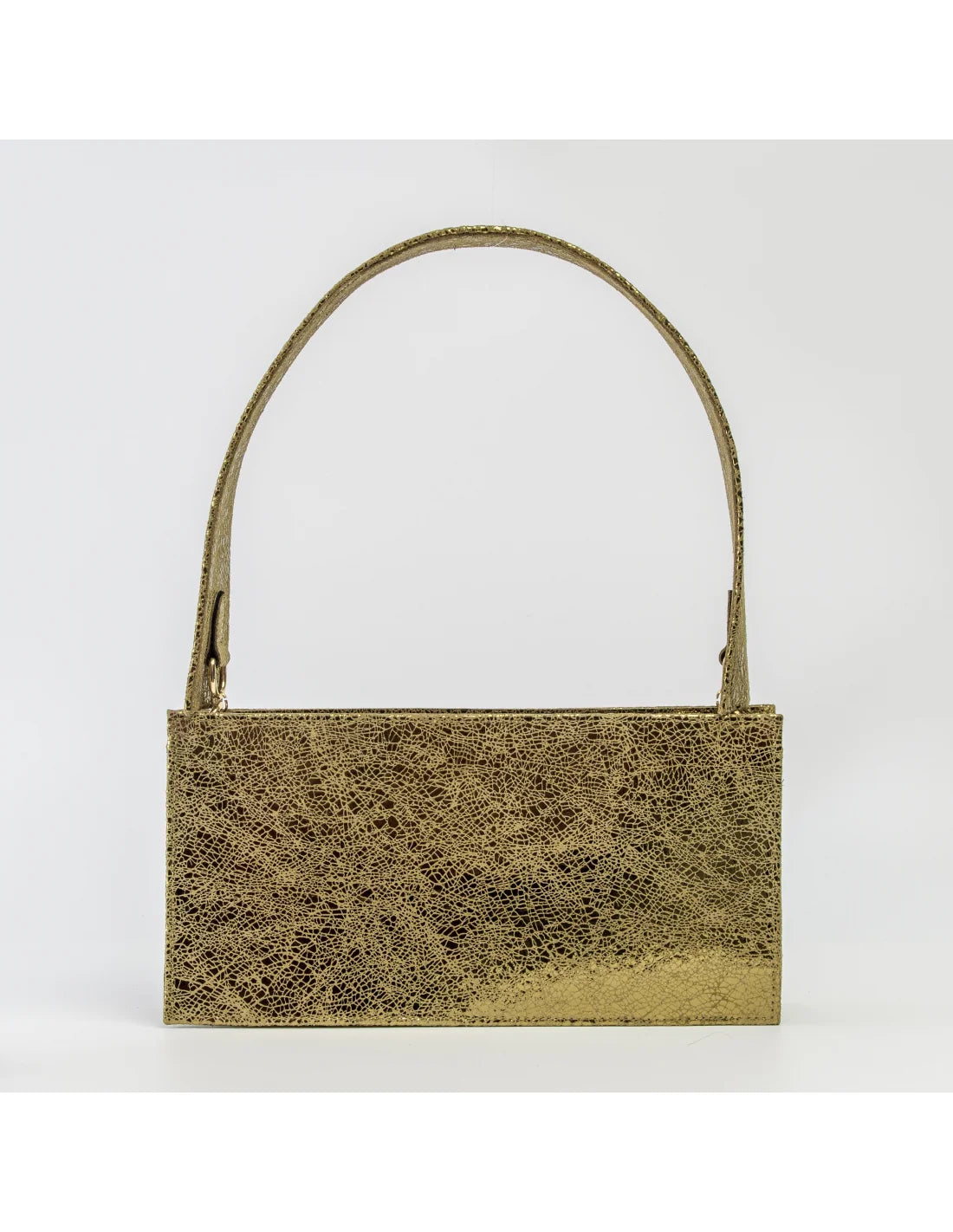 Geanta din piele naturala pentru dama AYUMI, auriu