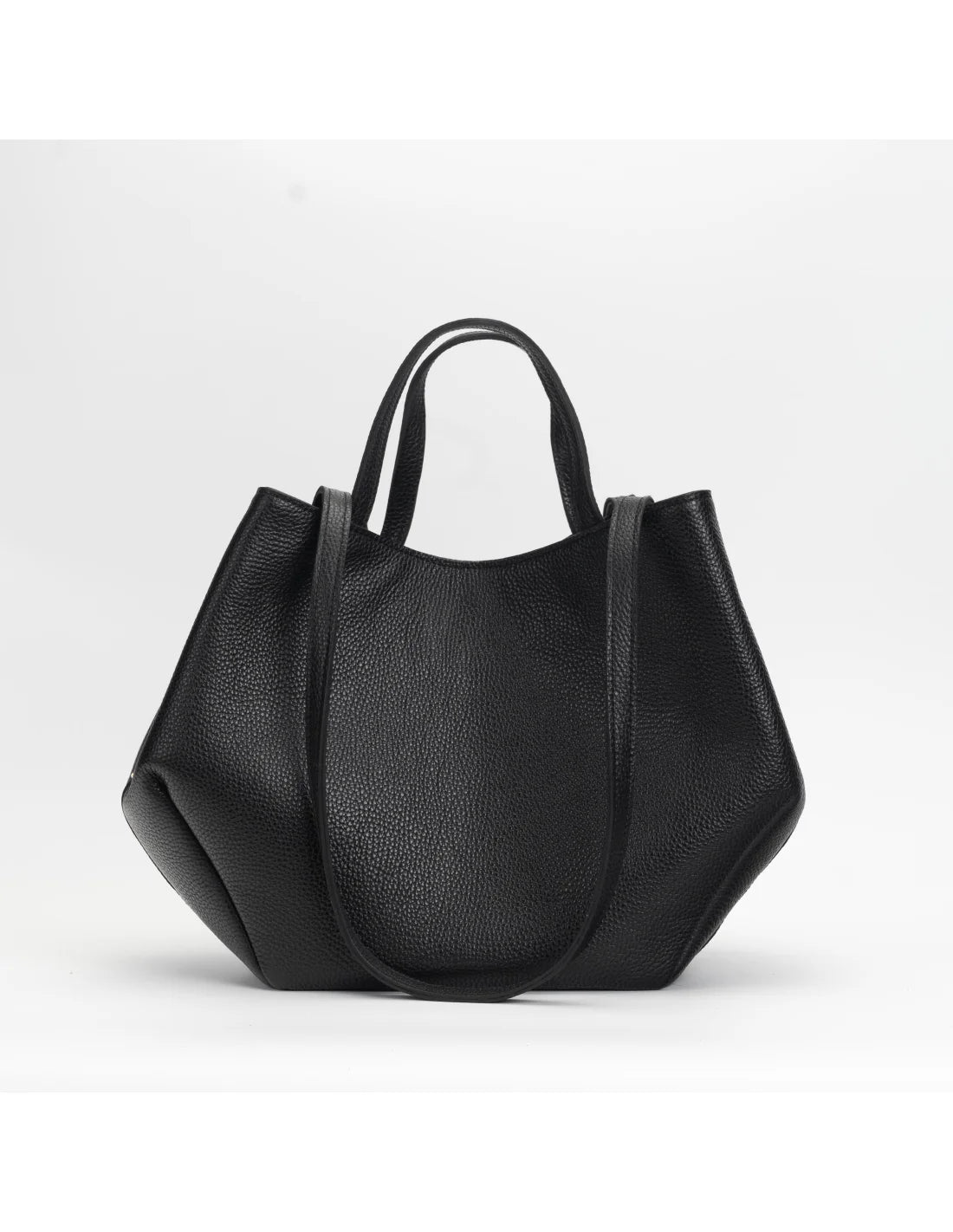 Geanta din piele naturala pentru dama KATERINA negru