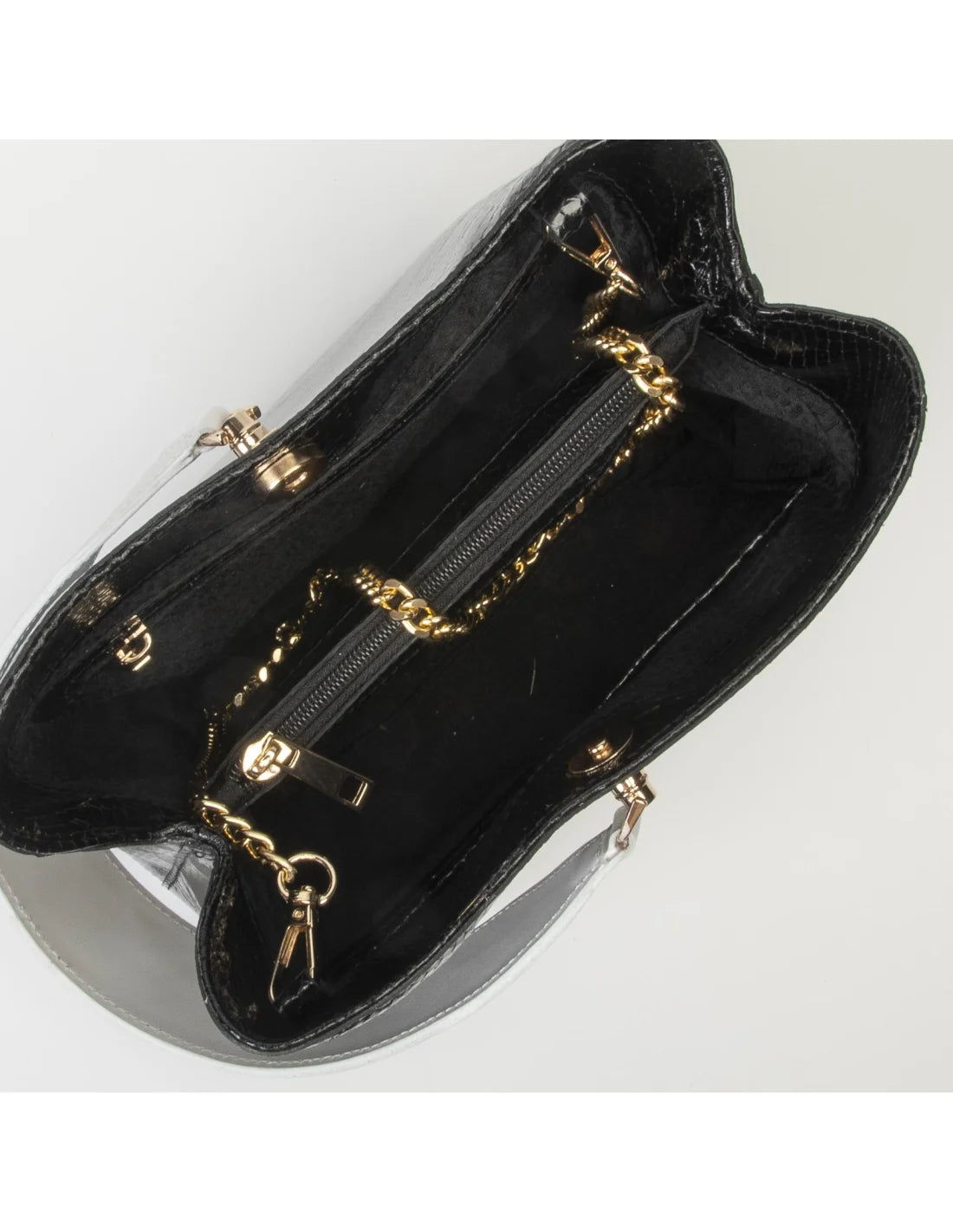 Geanta din piele naturala pentru dama MEDEEA, negru