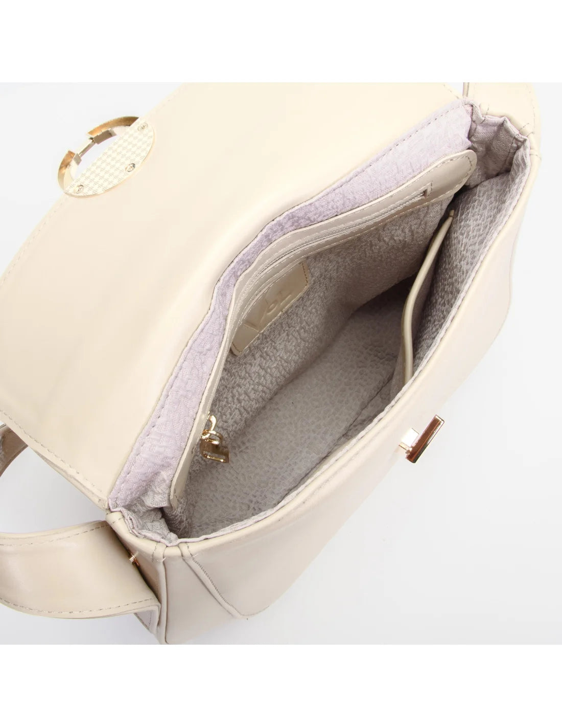 Geanta de umar din piele naturala, SiSi, crem