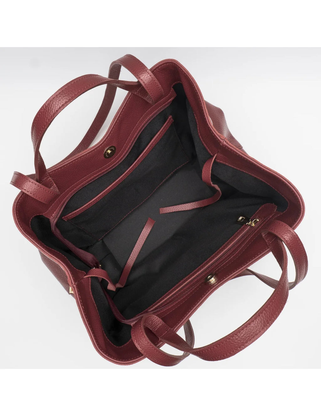 Geanta din piele naturala pentru dama KATERINA rosu