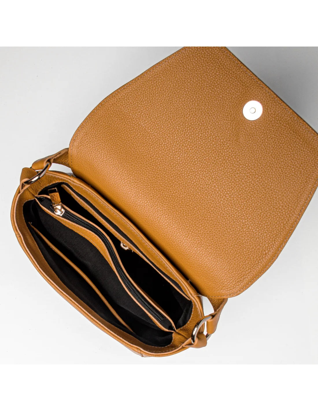 Geanta din piele naturala pentru dama ADA camel