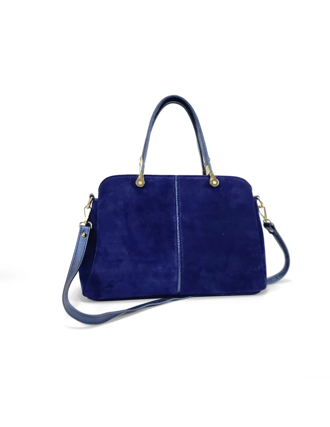 Geanta din piele naturala pentru dama IRINA albastra