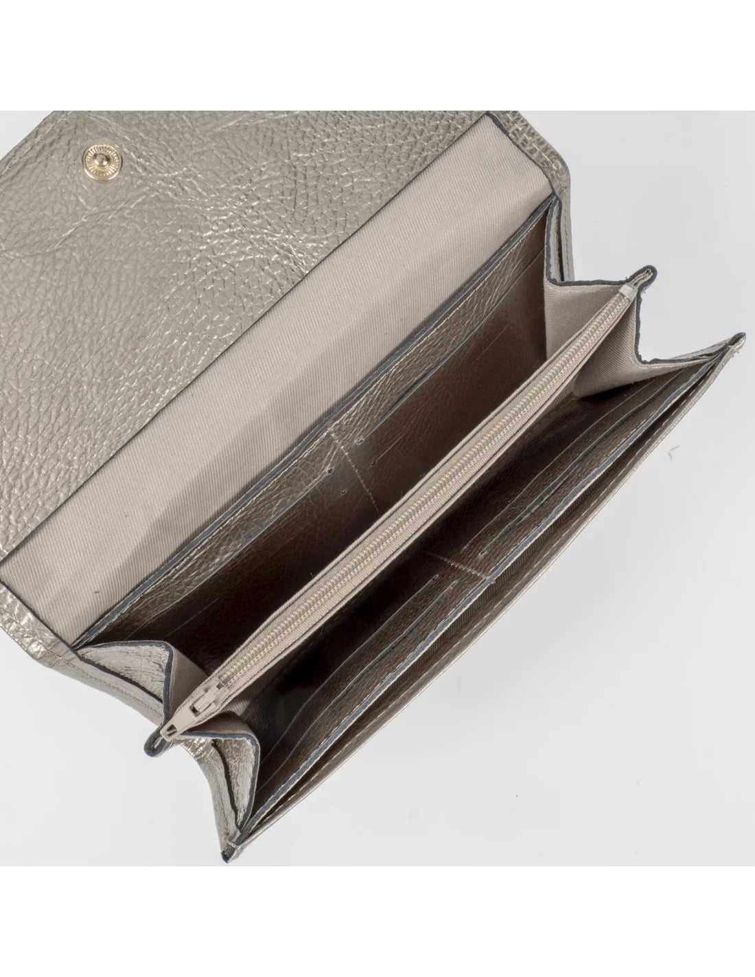 Portofel din piele naturala, auriu