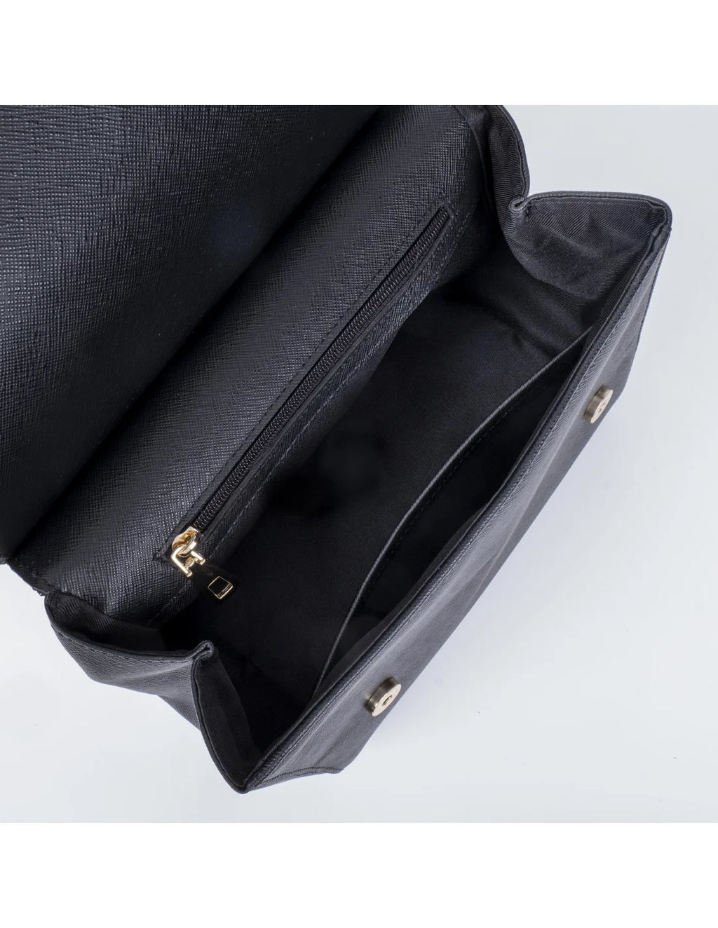 Geanta din piele naturala pentru dama, DOLCE, negru