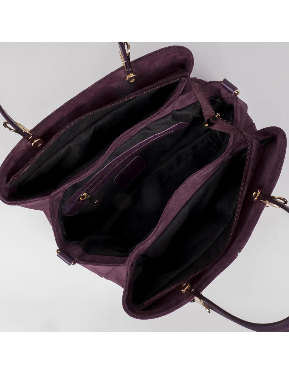 Geanta din piele naturala pentru dama IRINA visiniu