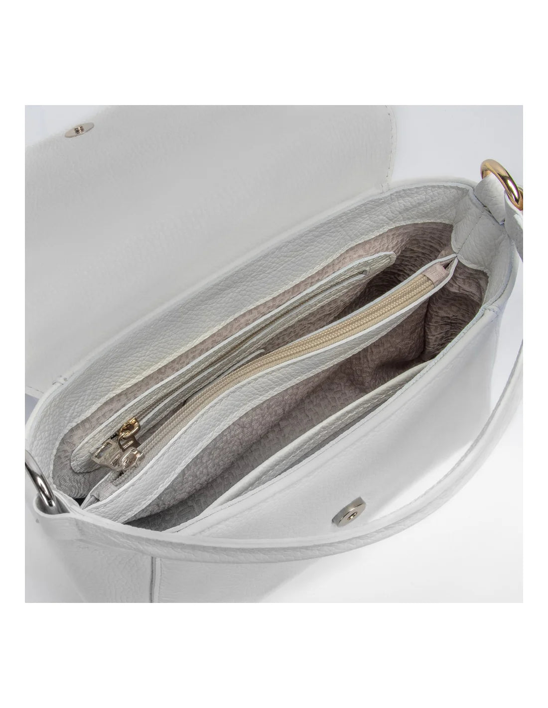 Geanta din piele naturala pentru dama ADA ivoire