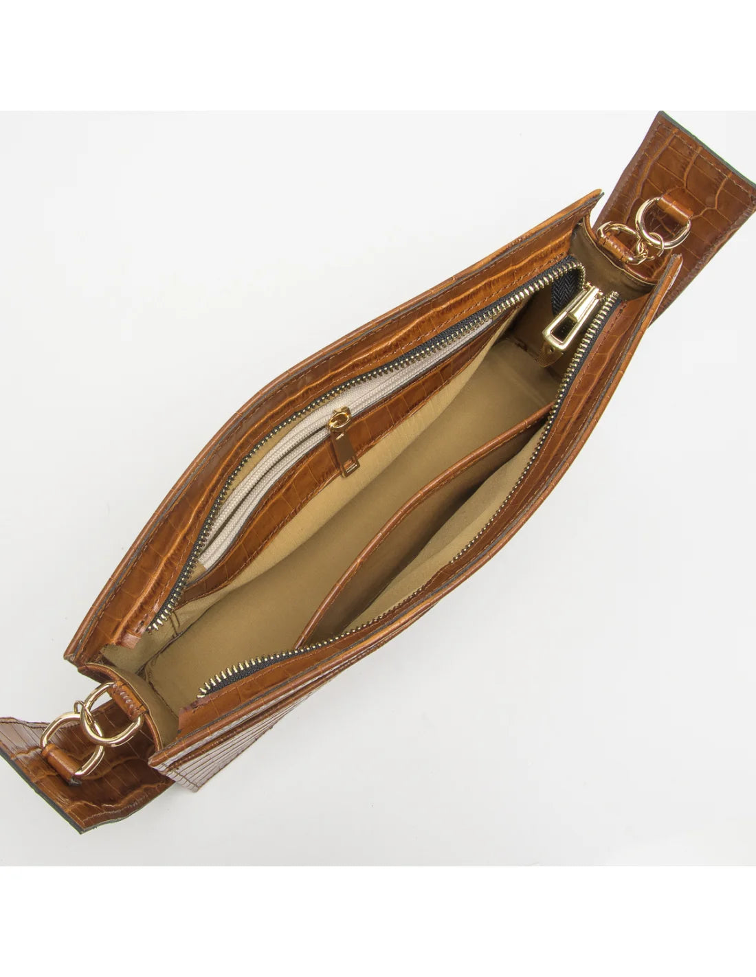 Geanta din piele naturala pentru dama AYUMI, camel