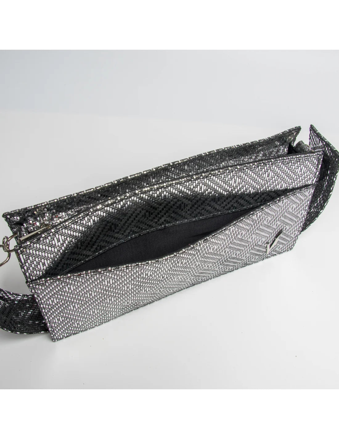 Geanta din piele naturala pentru dama AYUMI, argintiu