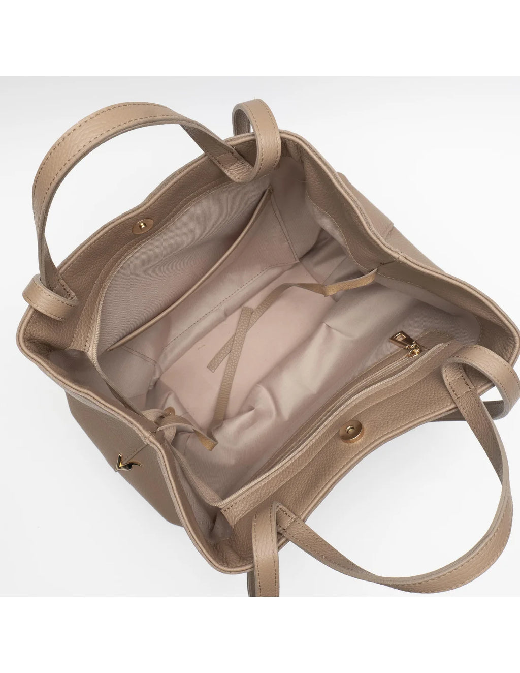 Geanta din piele naturala pentru dama KATERINA capucino