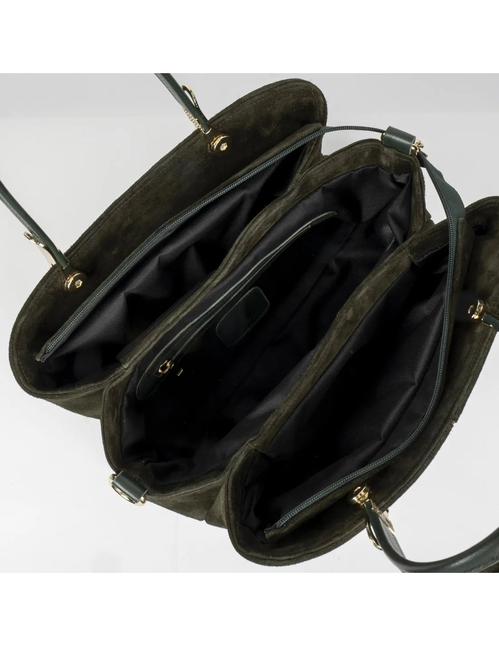 Geanta din piele naturala pentru dama IRINA kaki