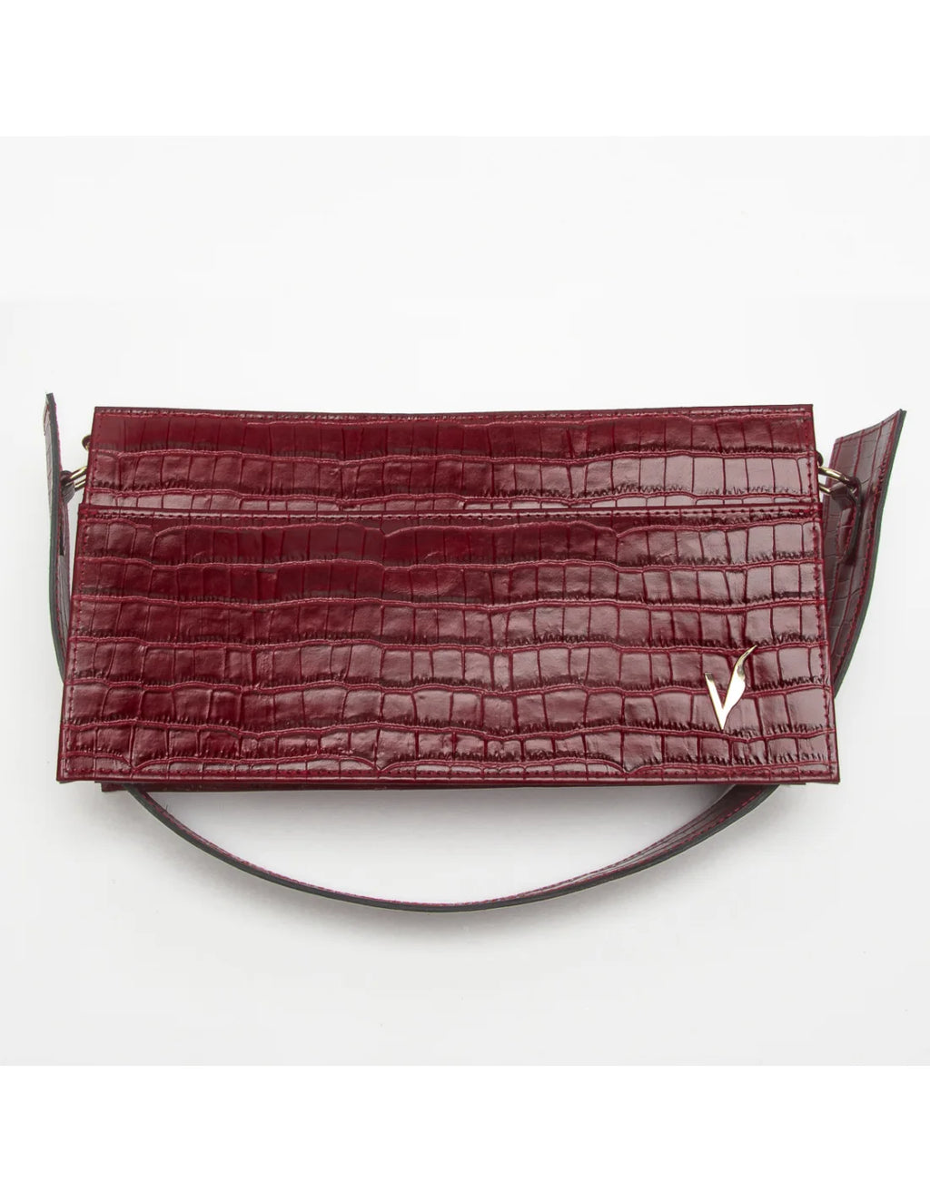 Geanta din piele naturala pentru dama AYUMI, rosu