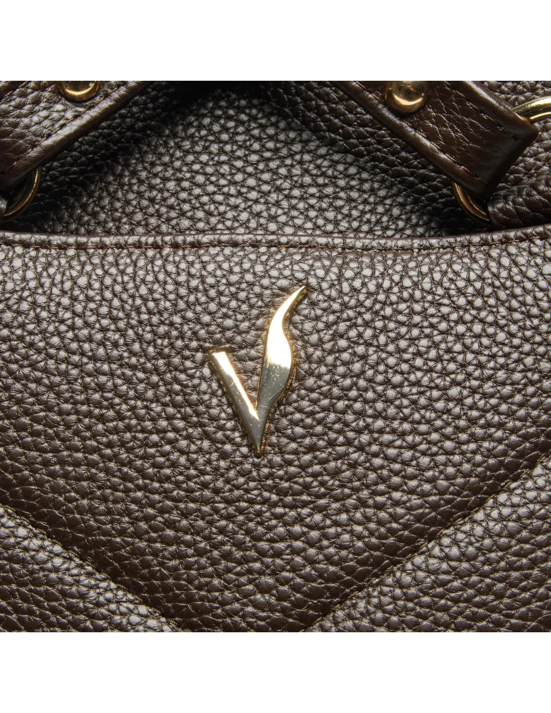 Geanta-Rucsac din piele naturala, pentru dama, ZINNIA, maro