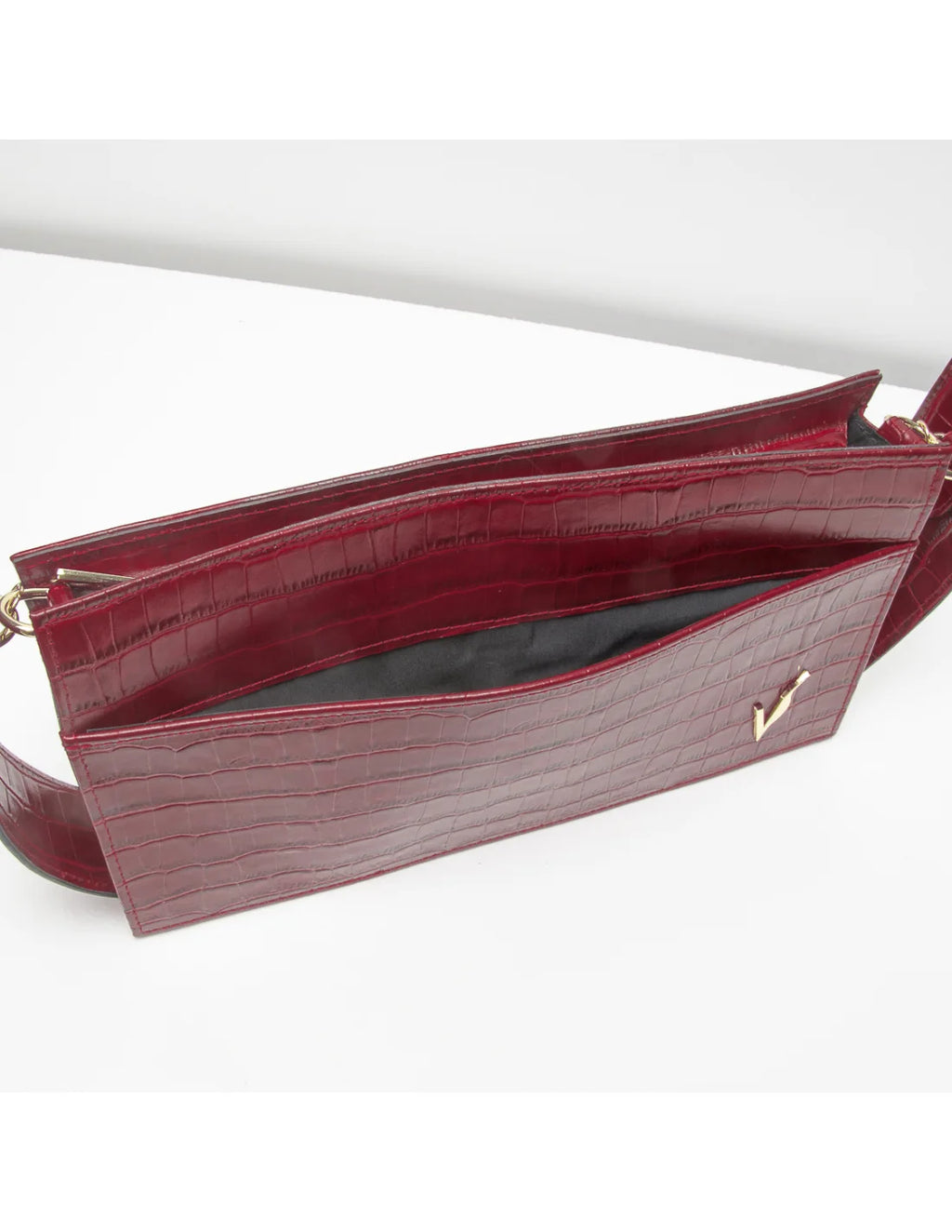 Geanta din piele naturala pentru dama AYUMI, rosu