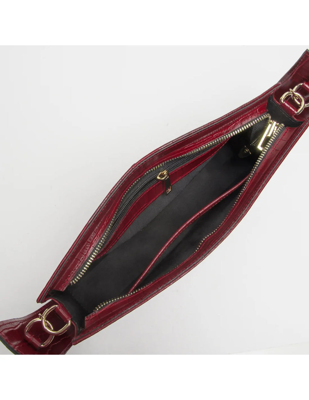 Geanta din piele naturala pentru dama AYUMI, rosu